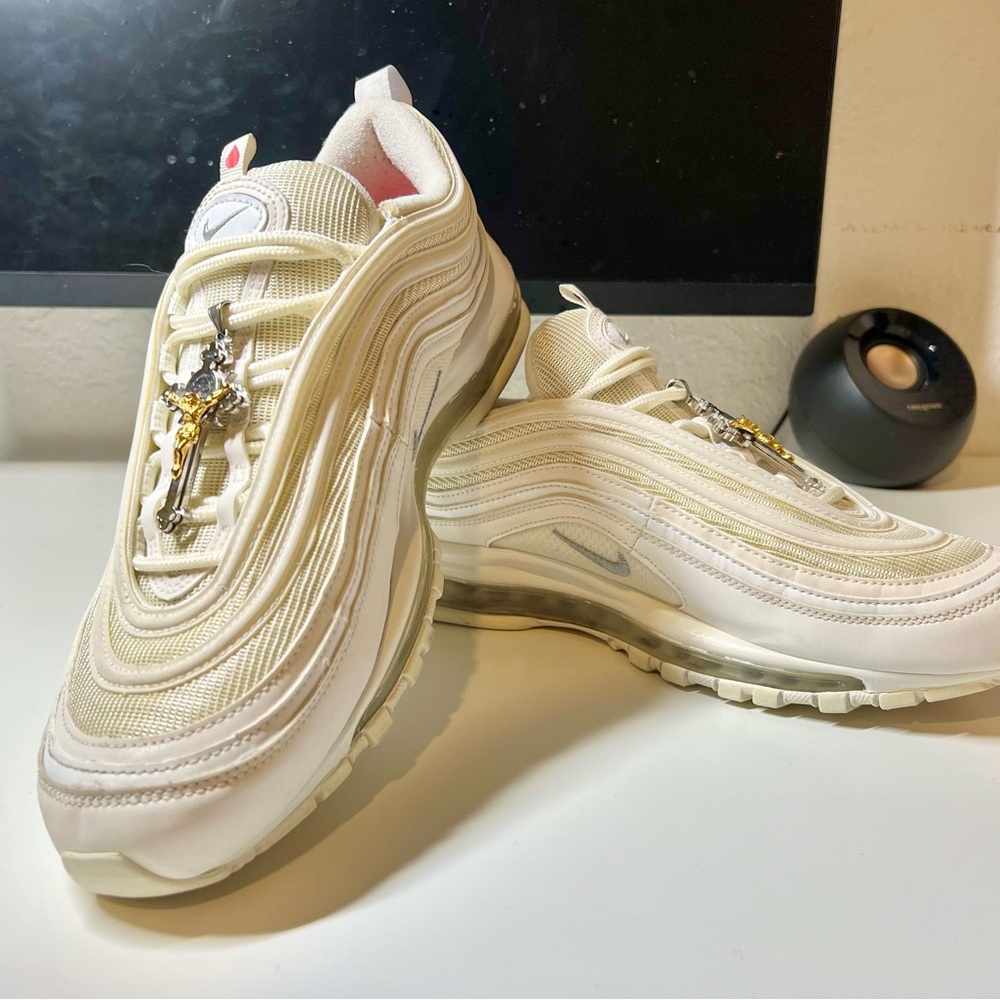 Authentic MSCHF x INRI Nike AirMax 97
"Jesus Shoes" size 10